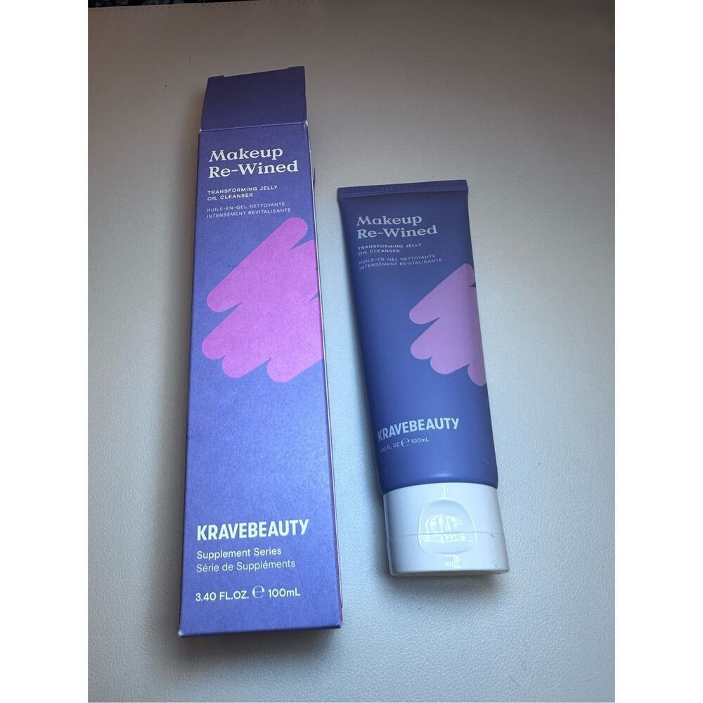 KraveBeauty Makeup Re-Wined, Transforming Jelly Oil Cleanser 100ml